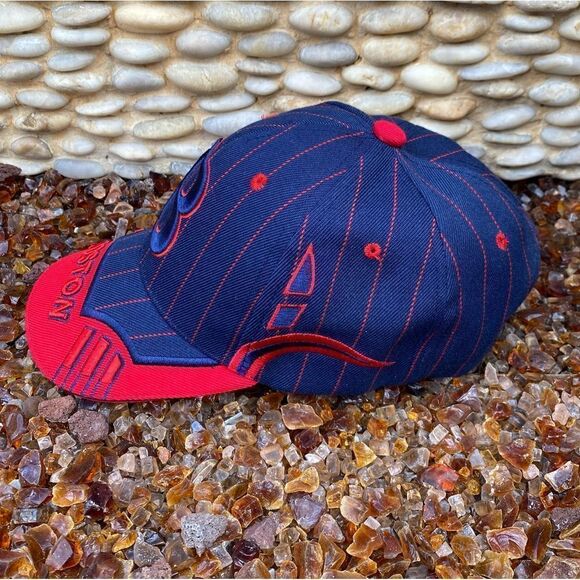 Boston Red Sox Blue & Red Adjustable Baseball Cap. EUC! One Size Fits Most - Picture 2 of 7